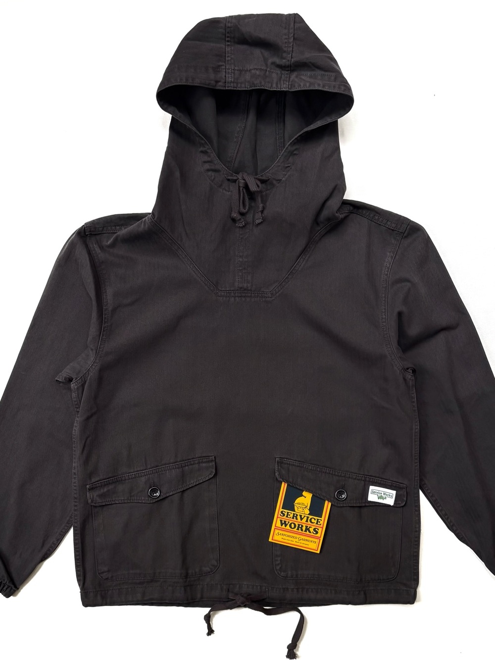NWT Service Works Pigment Herringbone Smock 2.0 - Black